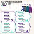 Cat Recovery Suit with Hind Legs, Soft Spay Recovery Suit for Female Cats, Kitten Onesie for Cats After Surgery, Anti-Li