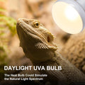 Heat lamp Bulbs Day & Night Combo, 100 Watt UVA Daylight Basking Spot Light and Red Infrared Heating Light for Bearded D