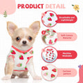 Small Dog Shirt Cute Puppy Cat T Shirts Clothes Soft Cotton Sleeveless Tee Shirts for Small Dogs Cats Doggy Vest Tee Shi