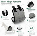 Belly Bands for Male Dogs, Washable Diapers with Buckles