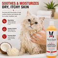Warren London 2 in1 Pet Shampoo and Conditioner for Dogs, Puppys, & Cats | Best Dog Shampoo and Conditioner for Dry Itchy Skin | Dandruff Shampoo for Cats & Dogs | Made in USA | 17oz