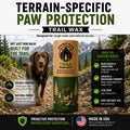 Rhino Wax Trail Paw Wax for Dog Hiking, Rocks, Trails & Rough Terrain