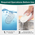 Cat Water Fountain Filter 16Pcs Fit 101oz/3L Stainless Steel Pet Fountain