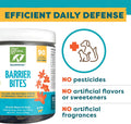 Only Natural Pet EasyDefense Barrier Bites Flea Tick Chews for Dogs, 2 Pack
