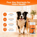 PUAINTA Heart Support - Taurine for Dogs & Cats, Senior & Overweight, 90 Ct
