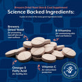 NaturVet – Brewer’s Dried Yeast Formula with Garlic Flavoring – Plus Omegas | Rich in Omega-3, 6 & 9 Fatty Acids | Fortified with B1, B2, Niacin & Vitamin C | for Dogs & Cats | 1000 Chewable Tablets