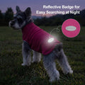 XPUDAC 4 Pieces Fleece Dog Sweaters Vest Winter Warm Dog Clothes for Small Medium Large Dogs Girl Soft Pullover Doggie S