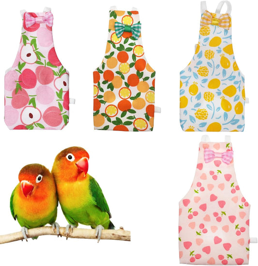 4 Pcs Bird Diapers, Parrot Diaper Reusable
