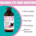 Cats Pink Eye Conjunctivitis Treatment for Cats, Dogs, Livestock and Horses, 100 ml Oral Liquid Pink Eye Solution Safe a