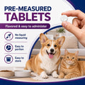 7 Way Dewormer for Cats & Dogs, Praziquantel & Pyrantel Pamoate Tablets