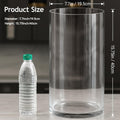 Maxdot 3.2 Gallon Cylindrical Glass Fish Tank, 360° Aquarium for Betta