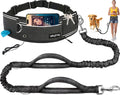 Hands Free Dog Leash, 240LB Heavy Duty Retractable with Fanny Pack