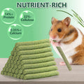 YIXUND Timothy Hay Sticks Treats for Rabbits & Other Small Pets - 40pcs Natural Handmade Chew Toys