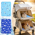 2Pcs Dog Stroller Cooling Mat for Pet Stroller Outdoor Pet Cooling Mat Waterproof Cooling Pad for Small Cat Puppy