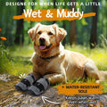 Dog Boots for Large Dogs, Medium Dog Boots & Paw Protectors for Hardwood Floors, Outdoor Dog Booties for Hot Pavement Wi
