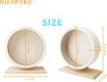13 inch Large Silent Wooden Chinchilla Wheel with Removable Track