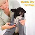 Opvixi Dog Towels for Drying Dogs Large, Absorbent Microfiber Dogs Bath Towel, 40 x 24 Inch Soft Pet Grooming Towel, Dog Shower & Bath Supplies(Grey)
