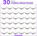 Aquarium Choice Coral frag Plugs for Coral fragging kit lps Bases(30pcs 0.98 inch Ceramic Coral Base)