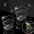 2 PCS Aquarium Plant Holder Top Hanging Fish Tank Plant Pot Aquarium Planter Cups for Water Feature Decoration