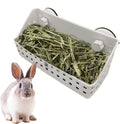 kathson Hay Feeder for Rabbit, Bunny Hay Holder Guinea Pig Hay Feeder Plastic Hay Rack for Rabbits Small Animal Chinchil