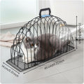 Cat Cage Washing Kennel Cat Grooming Cage Cat Carrier with Double Access Design for Secure Handling Suitable for Home Ca