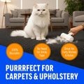 ChomChom Roller & Rake – Reusable Pet Hair Removal Roller with Rake Attachment for Cat & Dog Fur on Furniture, Couch, Carpet, Car, Rugs, Bedding & More– Portable, Eco-Friendly