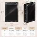 Plastic Dog Door, XLarge Doggy Door for Door