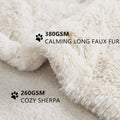 gogobunny Waterproof Dog Blanket for Couch & Furniture Protection - Super Soft Reversible Throw for Large Dogs & Cats, C