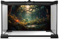 Fantasy Forest Aquarium Background Forest Glowing Trees Luminescent Flowers Reptile Habitat Backdrop Amazing Trees Strea