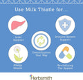 Herbsmith Organic Milk Thistle for Dogs and Cats – Liver Supplement for Dogs & Cats – Made in USA – 500g Powder