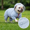 Dog Raincoat - Rain Jacket with Clear Hood and Broad Chest Fit
