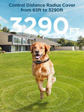Wireless Dog Fence System, GPS Wireless Dog Collar with 3 Correction Modes, Pet Containment System with AI Smart Signal,
