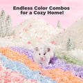 Hamster Bedding 50L Guinea Pig Paper Bedding Odor Control 99% Dust-Free