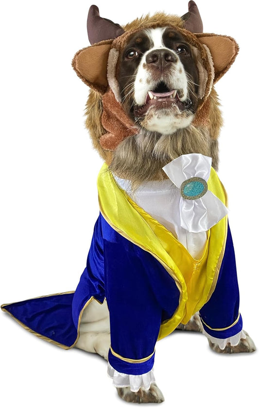 Rubies at Party City Disney's Beauty & The Beast: Beast Pet Costume for for Dogs or Cats, XXXL