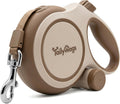 26ft Retractable Dog Leash for Large Dogs up to 110 lbs, Khaki