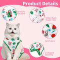 Coppthinktu Cat Recovery Suit Female, Cat Onesie for Cats After Surgery