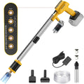 HiTauing Aquarium Gravel Cleaner, Cordless/Corded 6 in 1 Electric Fish Tank Vacuum Cleaner Compatible with Dewalt 20V Ba