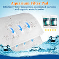 MAQIHAN Aquarium Filter Media Pad - White Filter Floss, 39.4 x 11.8 Inch