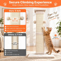 SOCATER Cat Scratching Post 33 Inch Nature Sisal Cat Scratch Post for Indoor Cats, Large Cat Scratcher Protect Your Furniture, for All Breeds