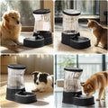 Automatic Dog Water Dispenser, Stainless Steel Bowls Feeder, 100% BPA-Free