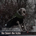 IECOii Extra Warm Reflective Adjustable Dog Jacket - Fleece Turtleneck Dog Jacket for Cold Weather Soft Winter Coat for Small, Medium & Extra Large Dogs