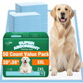 IMMCUTE 50 Pack Dog Pee Pads, 30"x36" Great Value Puppy Pads XL, Pee Pads for Dogs Cats Extra Large, Wee Wee Pads for Potty Training, Disposable Doggie Pads Super Absorbent & Leak-Proof