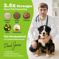 YoYoBay Flea & Tick Prevention for Dogs Chewables, Natural Dog Flea and Tick Control Treatment, Oral Flea Pills, Dogs Supplement, Natural Shield 5-in-1 Protection, Beef & Carrot Flavor, 180 Soft Chews