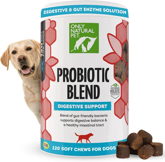 Only Natural Pet Probiotic Dog and Cat Supplement, Soft Chews