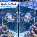 kcrygogo 13 Plug Holes Coral Frag Rack Clear Acrylic Holder Aquarium Fish Tank Button Coral Reef Broken Frame Enhanced S