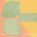 Nimorio Self Warming Cat Leaf Mat,Comfortable Soft Fabric Breathable Cozy Cat Warm Bed Mat with Foil Insulation,Cat Bed Mat for All Seasons, 26.5"x20.5" Ideal for Cats Small Pets