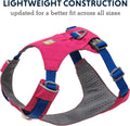 Ruffwear, Hi & Light, Everyday Lightweight Dog Harness, Trail Running, Walking, Hiking, All-Day Wear, Alpenglow Pink, Medium