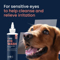 Vets Preferred Eye Cleaner for Dogs - Dog Eye Wash Drops for Infection & Tear Stain Remover - Improves Allergy Symptoms, Infections & Runny Eyes - Dog Eye Drops Rinse for Every Dog - 4 Oz