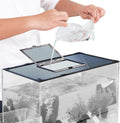 Fish Tank Lid Magnetic Aquarium Net Cover with Feeding Window 5-50 Gallon Aquarium Lid Anti-Jumping Net for Fish 11.8 FT