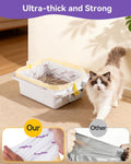 120 Count Cat Litter Box Bags Compatible with PetPivot AutoScooper 11/12